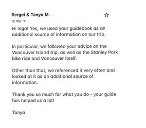 itinerary review