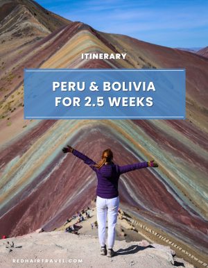 peru and bolivia itinerary