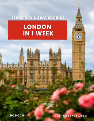 london in 1 week itinerary
